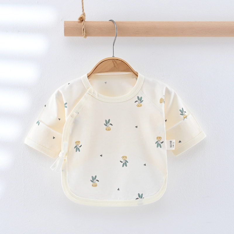 Zīdaiņu kokvilnas tops, universāls, 100% kokvilna, visu sezonu, apaļš kakls