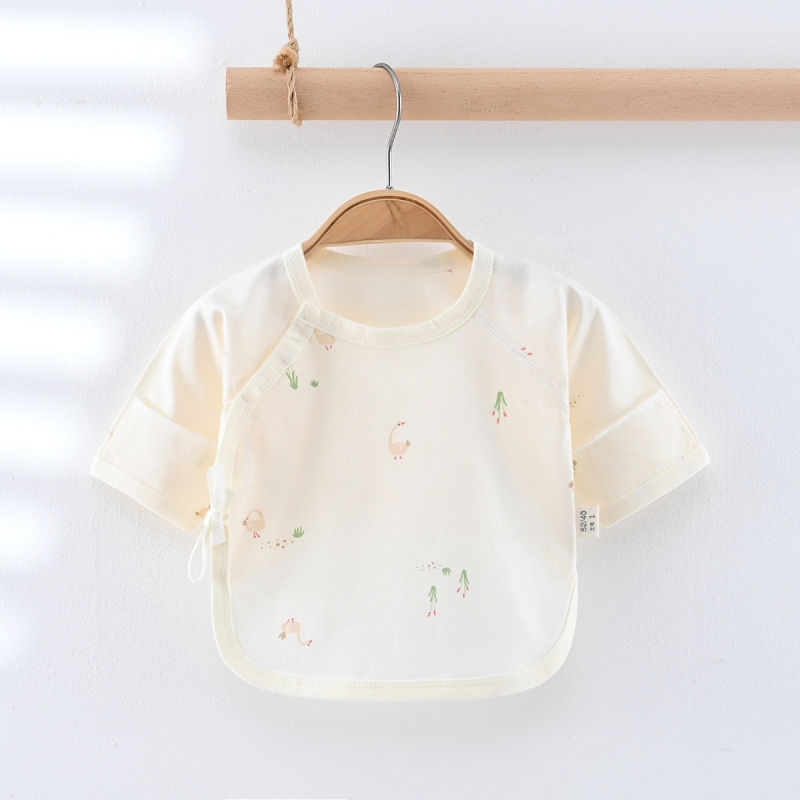 Zīdaiņu kokvilnas tops, universāls, 100% kokvilna, visu sezonu, apaļš kakls