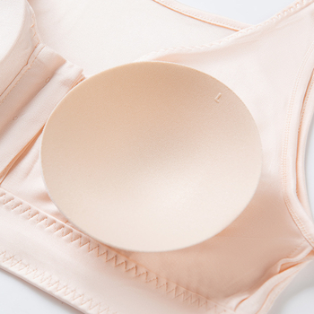 Mulberry selyem előre záródó szoptatós melltartó posztpartum, vékony formázott kosarakkal, merevítő nélküli