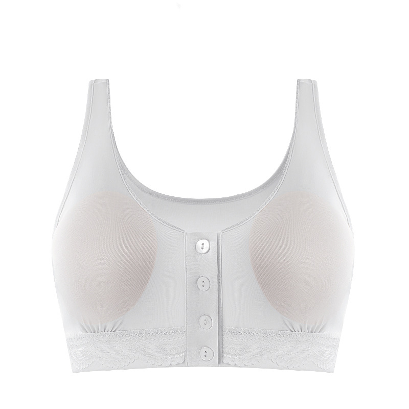 Mulberry selyem előre záródó szoptatós melltartó posztpartum, vékony formázott kosarakkal, merevítő nélküli