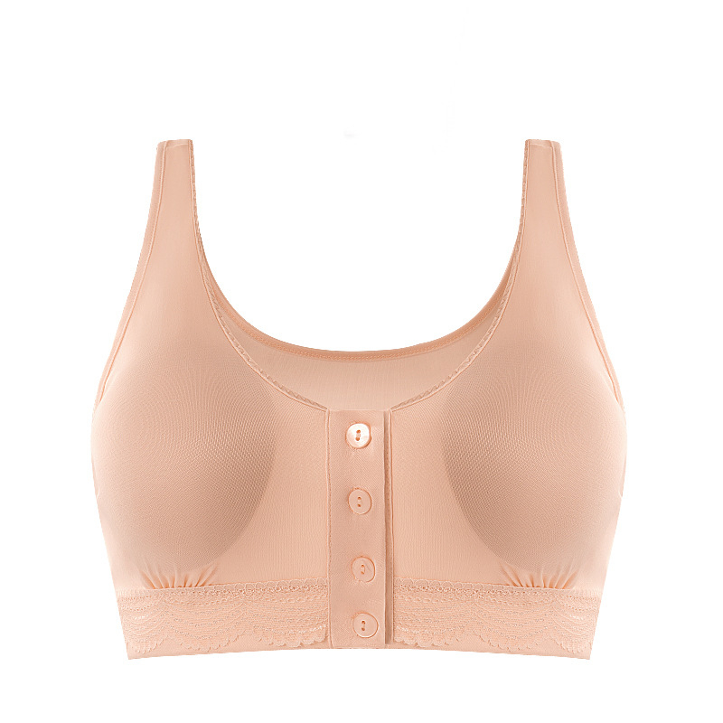 Mulberry selyem előre záródó szoptatós melltartó posztpartum, vékony formázott kosarakkal, merevítő nélküli