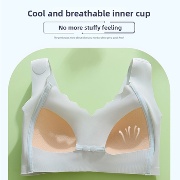 Σουτιέν θηλασμού με μπροστινό κούμπωμα, δαντελένια λεπτομέρεια, λεπτά μορφοποιημένα κύπελλα, χωρίς μεταλλική ράβδο, σταθερές διπλές τιράντες