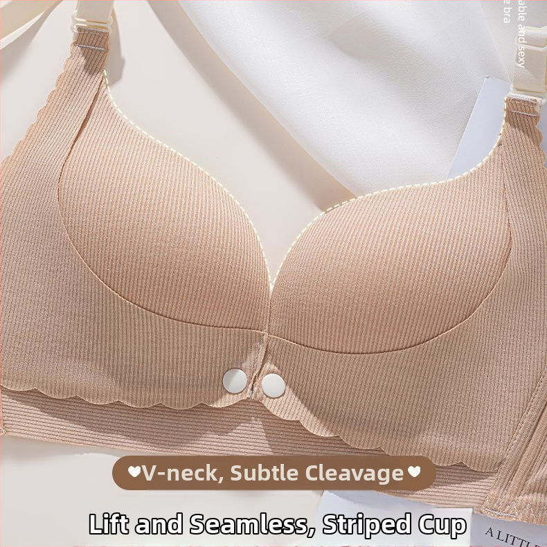 Kokvilnas zīdīšanas krūšturis grūtniecībai un zīdīšanai, bez stieņiem, plānas formētas krūzes, aizmugurē četrrindu aizdare