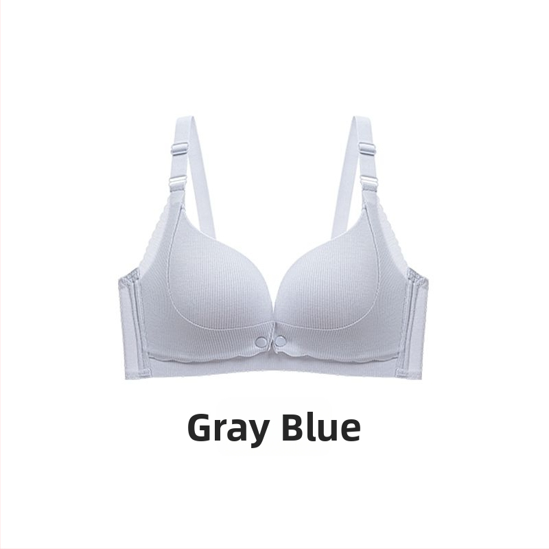 Kokvilnas zīdīšanas krūšturis grūtniecībai un zīdīšanai, bez stieņiem, plānas formētas krūzes, aizmugurē četrrindu aizdare