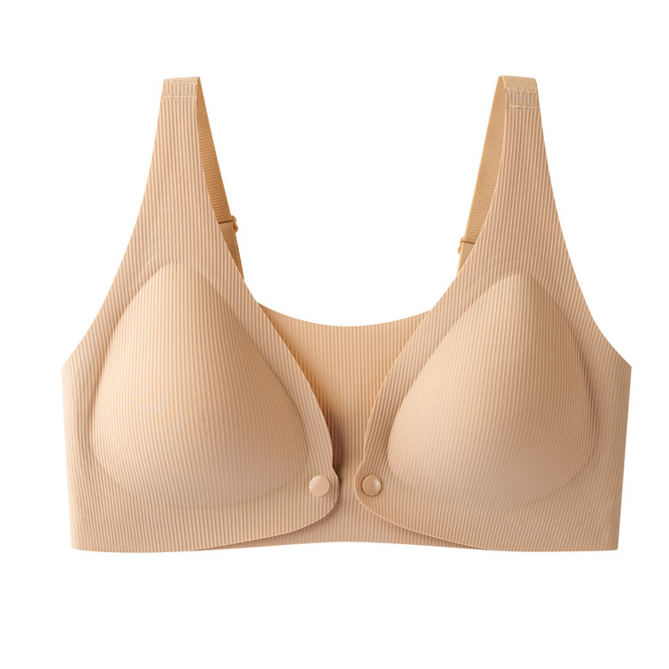 Xingwolai Σουτιέν Θηλασμού για Εγκυμοσύνη και Μετά τον Τοκετό – Κύριο ύφασμα νάιλον 70–80%, Λεπτές Διαμορφωμένες Κούπες, Σταθεροί Ιμάντες, Πίσω Κούμπωμα τεσσάρων σειρών