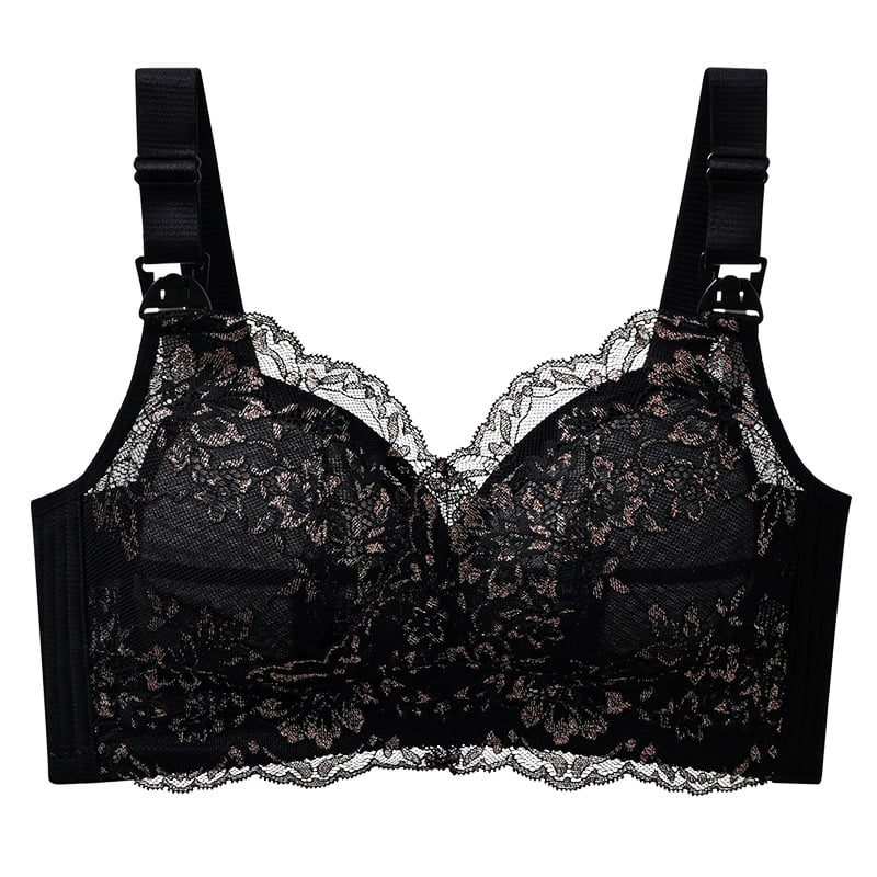 Sutien de alăptare fără fir pentru femei însărcinate, pentru întregul parcurs al sarcinii și alăptării, cu căptușeală din bumbac, cupe subțiri