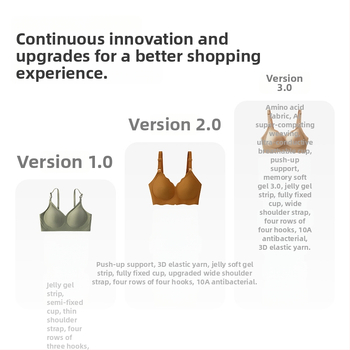 Rovo Sutien de alăptare cu Push-Up – cupe din nylon, închidere spate cu patru rânduri de cârlige, pentru alăptare