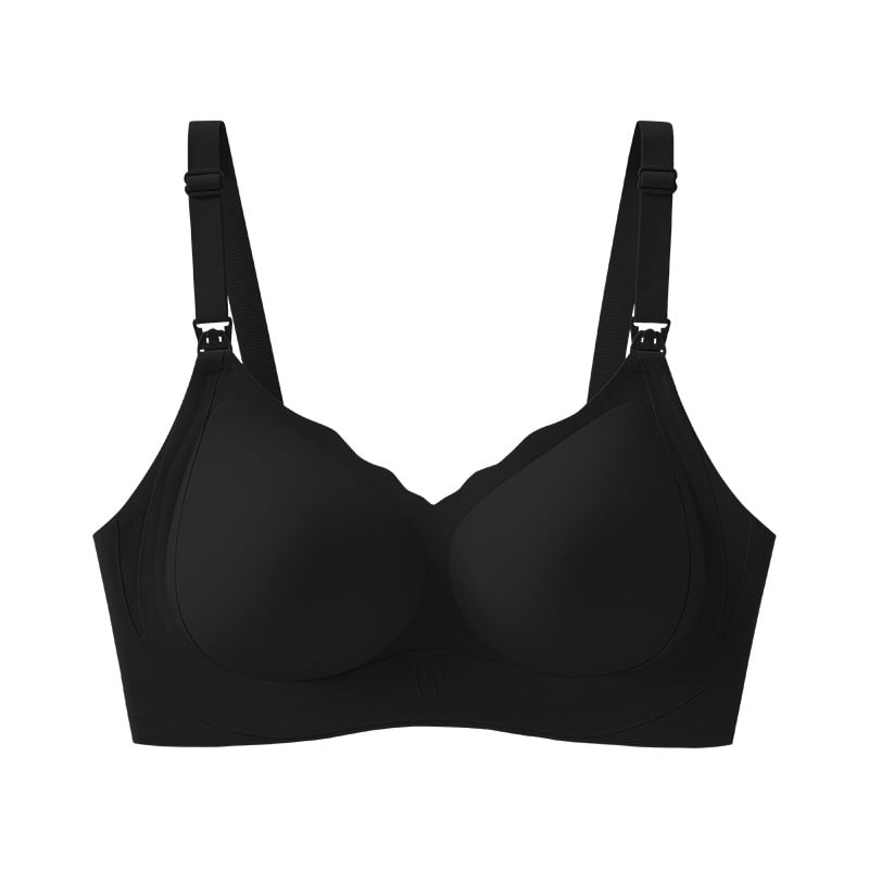 Rovo Sutien de alăptare cu Push-Up – cupe din nylon, închidere spate cu patru rânduri de cârlige, pentru alăptare