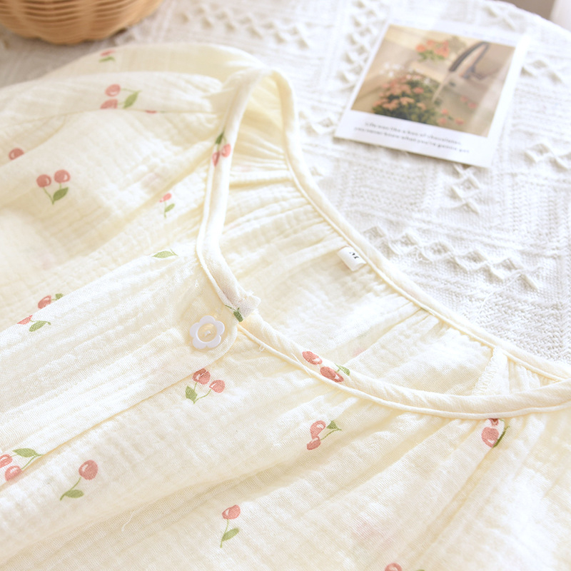 Set kućne odjeće za dojenje poslije poroda – crepe pamuk tkanina, minimalistički casual stil, dugi rukavi, hlače, za sve sezone