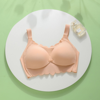 Sutien de alăptare pentru mame, cupe subțiri, închidere frontală, fără sârmă, pentru toate etapele sarcinii și alăptării — material nylon, căptușeală 100% poliester, bretele fixe, spate cu patru rânduri de cârlige