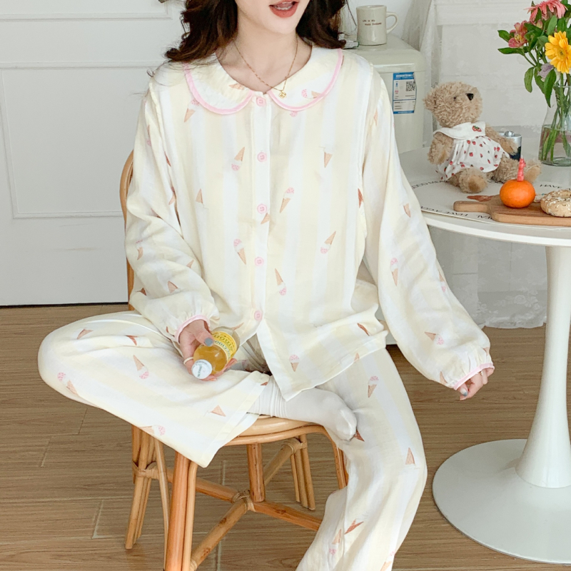 Postporođajna pidžama od bambusovih vlakana s umetkom za dojenje – dugi rukavi i hlače, lagano kućno odijevanje za proljeće/ljeto/jesen