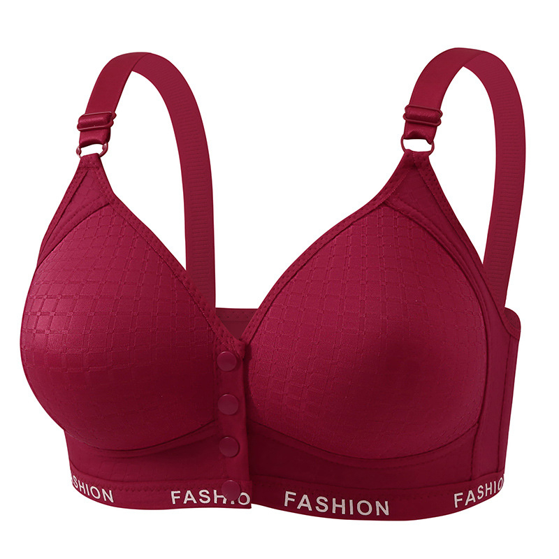 Liemenėlė su priekinio užsegimo, be vielos, 3/4 puodelio, ploni formuojantys puodeliai, nailonas audinys