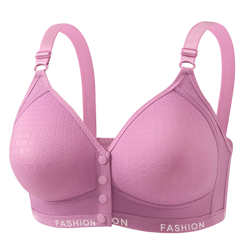 Liemenėlė su priekinio užsegimo, be vielos, 3/4 puodelio, ploni formuojantys puodeliai, nailonas audinys