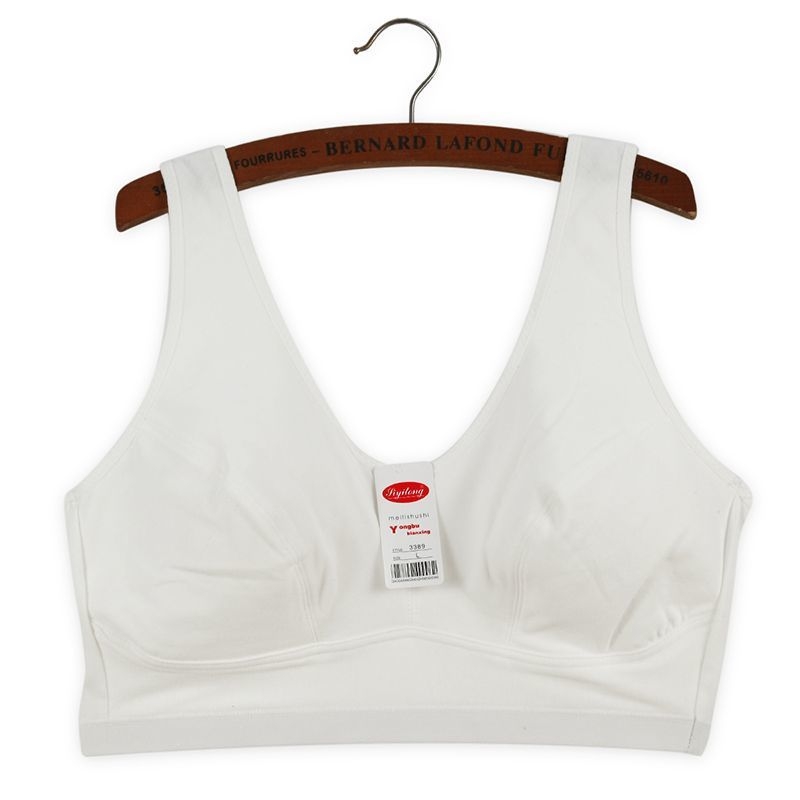 Žindymo liemenėlė vestos formos, medvilnės mišinys 80–90%, pilnas kaušelis, fiksuoti dvigubi dirželiai