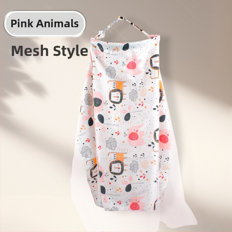 Pamukovno pokrivalo za dojenje, sling stil, bez rukava