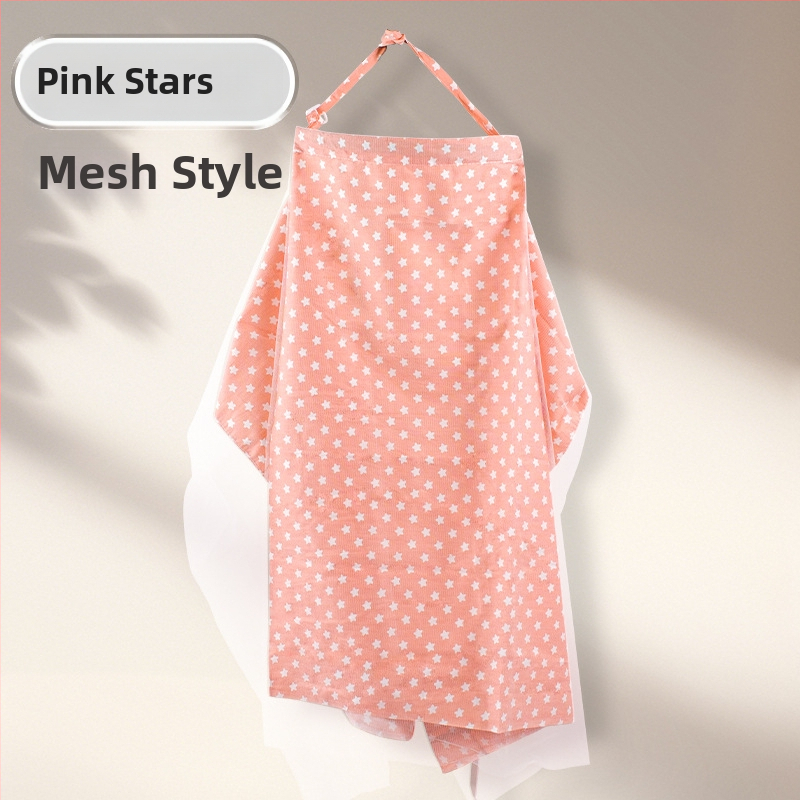 Pamukovno pokrivalo za dojenje, sling stil, bez rukava