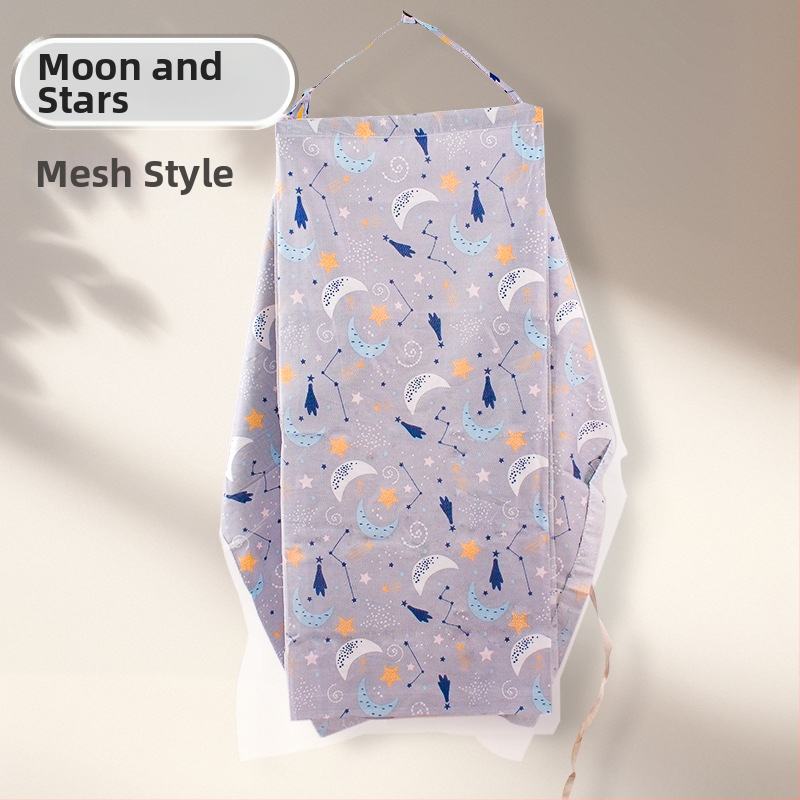 Pamukovno pokrivalo za dojenje, sling stil, bez rukava