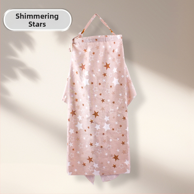 Pamukovno pokrivalo za dojenje, sling stil, bez rukava