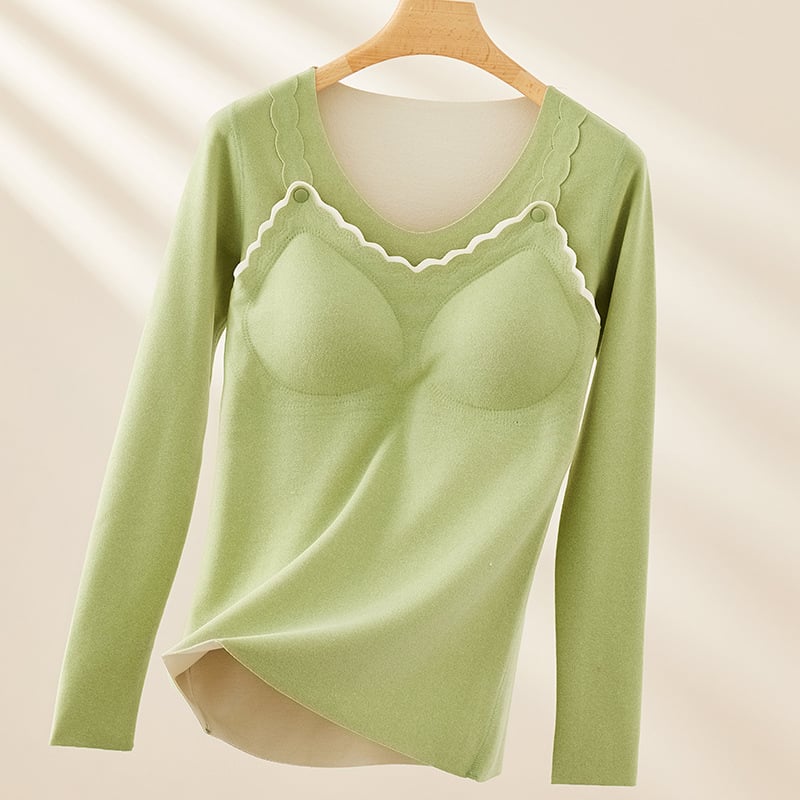 Szoptatós női top Derong anyagból, szoptatási nyílással, 90–95% poliészter, hosszú ujjú