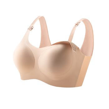 Trudnički grudnjak za dojenje, jednokomponentni dizajn, mekana podrška, prozračni najlon s poliesterom podstavom, tanke tkanine košarice, pogodna za sve faze