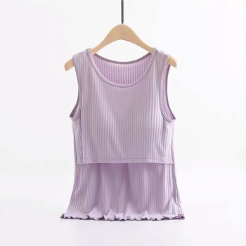 Modal anyagból készült szoptatós mellény, női, ujjatlan, egyszínű, könnyű anyag, tavaszra és őszre