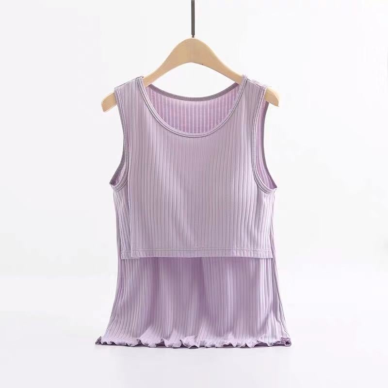 Modal anyagból készült szoptatós mellény, női, ujjatlan, egyszínű, könnyű anyag, tavaszra és őszre