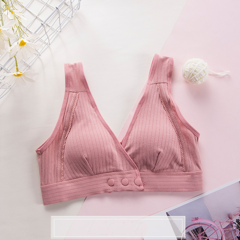Trudnički grudnjak za dojenje, vest-stil, push-up, anti-sag, 95% pamuk