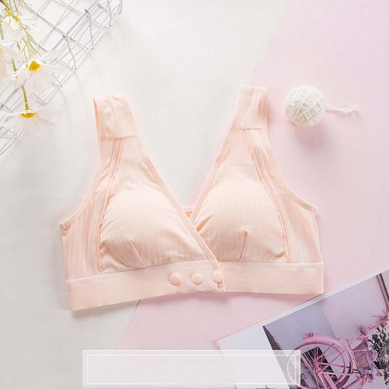 Trudnički grudnjak za dojenje, vest-stil, push-up, anti-sag, 95% pamuk