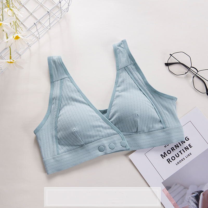 Trudnički grudnjak za dojenje, vest-stil, push-up, anti-sag, 95% pamuk