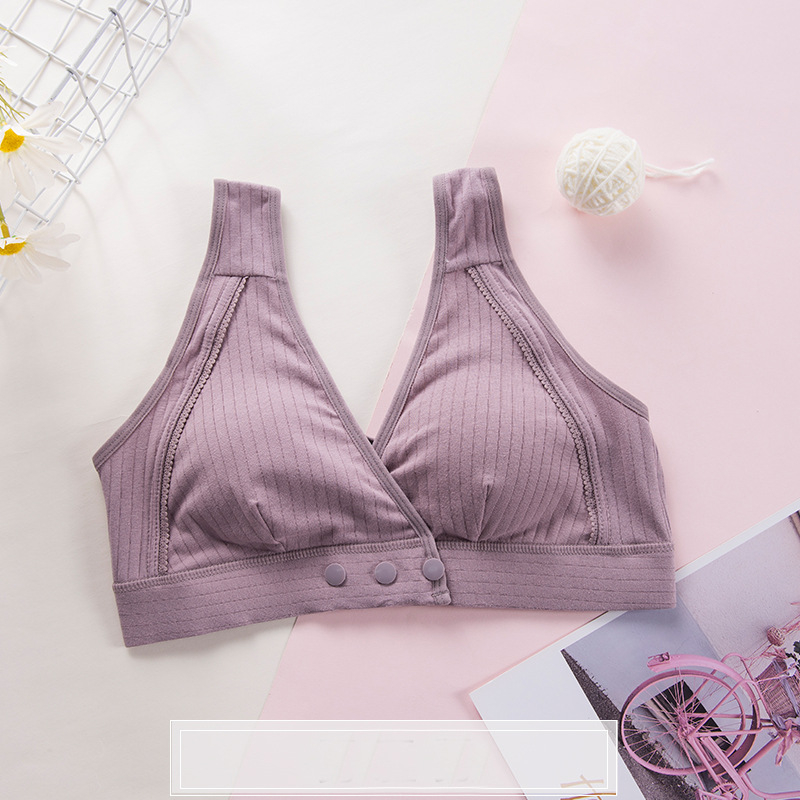 Trudnički grudnjak za dojenje, vest-stil, push-up, anti-sag, 95% pamuk