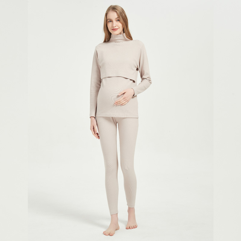 Anyatejes és terhes nők számára pamut készlet — pulóver stílus, 95–100% pamut, téli 2022 kiadás, LADYYOUPIN