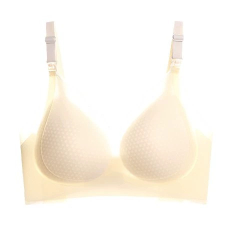 Σουτιέν Θηλάσμου Ultra-λεπτό, Διαπνέον, Με Λεπτές Διαμορφωμένες Κούπες, Πίσω Κλείσιμο με Τρεις Σειρές Αγκίστρων, Με Διπλές Σταθερές Ταινίες, Για Εγκυμοσύνη και Θηλασμό