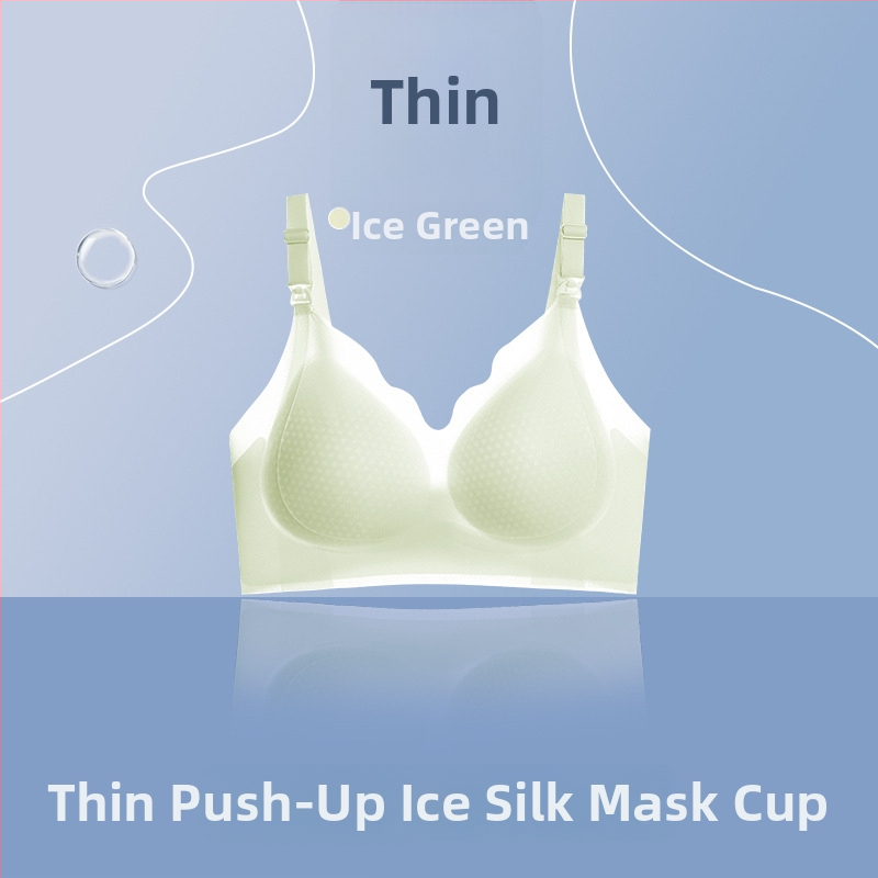 Σουτιέν Θηλάσμου Ultra-λεπτό, Διαπνέον, Με Λεπτές Διαμορφωμένες Κούπες, Πίσω Κλείσιμο με Τρεις Σειρές Αγκίστρων, Με Διπλές Σταθερές Ταινίες, Για Εγκυμοσύνη και Θηλασμό