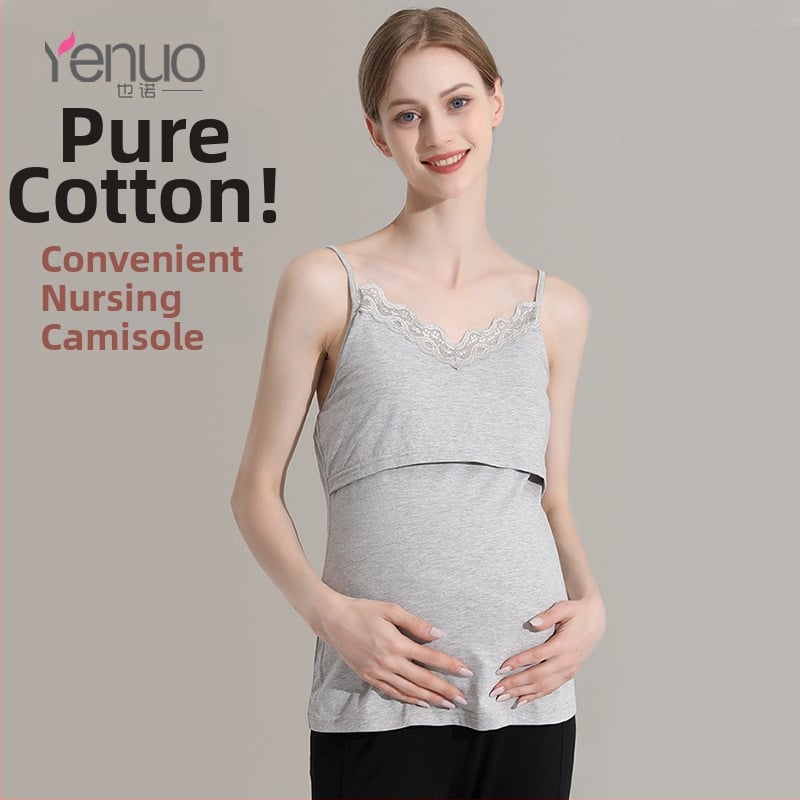 Kismama ujj nélküli sling felső, 95% pamut, Spandex, kerek nyakú, tavasz 2024