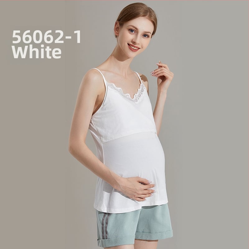 Kismama ujj nélküli sling felső, 95% pamut, Spandex, kerek nyakú, tavasz 2024