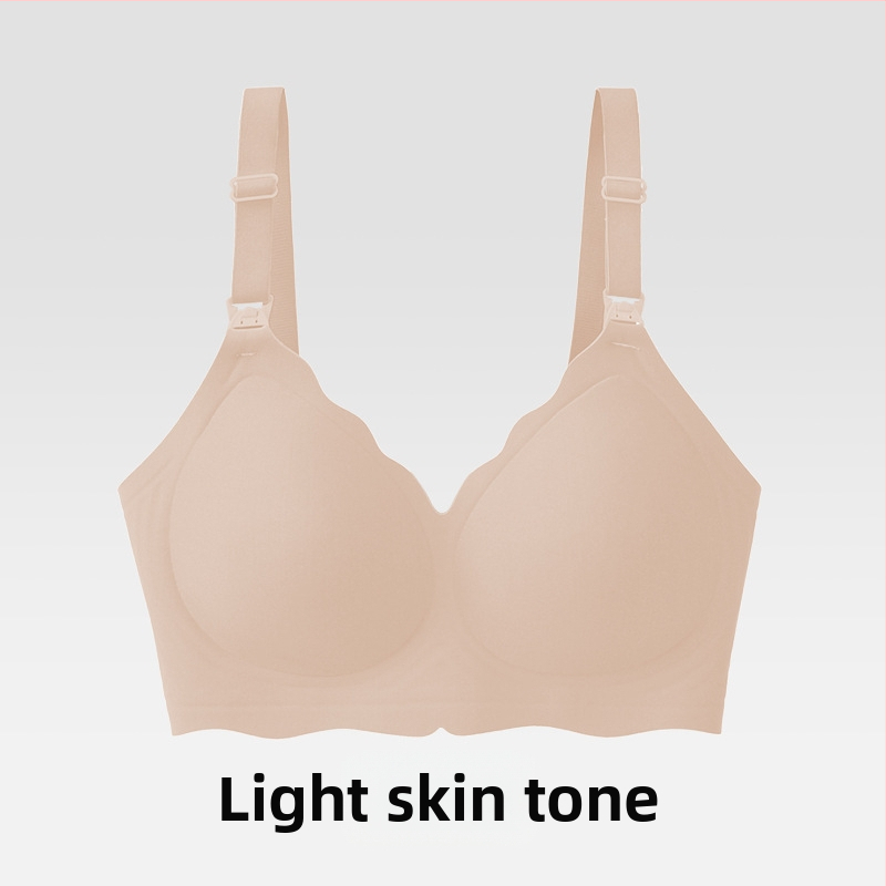 Zīdīšanas krūšturis grūtniecēm — vasara, plāns, bezšuvju, elpojošs; noņemamas dubultās siksnas; plānas formētas krūšu kausi; aizmugurē četru rindu āķi