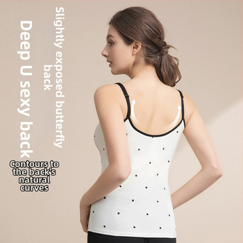 Szoptatós kismama camisole, kerek nyakú, ujjatlan, viszkóz anyag