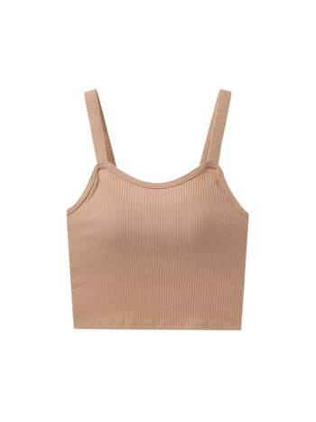 Βαμβακερό τοπ θηλασμού με τιραντάκια, χωρίς μανίκια, κυματοειδής λαιμός, στενή γραμμή, 95% βαμβάκι