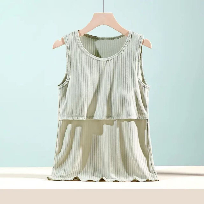 Szoptatós top kismamáknak, ujj nélküli, pulóver-stílus, lezser, poliészter 80-90%, közepes súlyú 161-180 g/m²