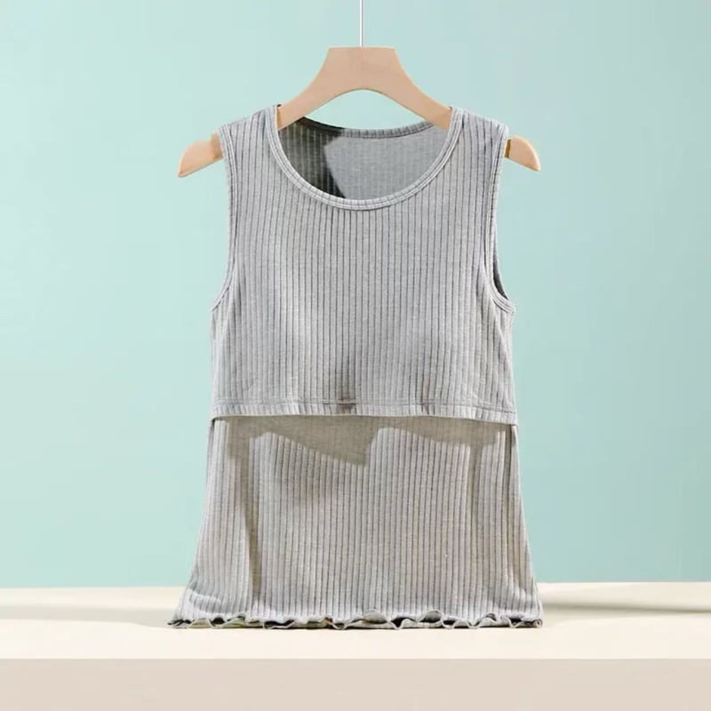 Szoptatós top kismamáknak, ujj nélküli, pulóver-stílus, lezser, poliészter 80-90%, közepes súlyú 161-180 g/m²