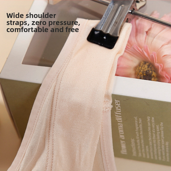 Θηλαστικό σουτιέν μετά τον τοκετό - Mulberry μετάξι, ultra-thin μορφοποιημένες κούπες, εμπρός κούμπωμα, χωρίς μεταλλικούς δαχτυλίδια