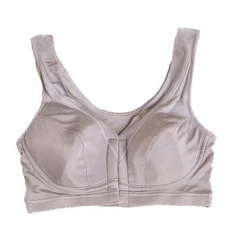 Θηλαστικό σουτιέν μετά τον τοκετό - Mulberry μετάξι, ultra-thin μορφοποιημένες κούπες, εμπρός κούμπωμα, χωρίς μεταλλικούς δαχτυλίδια