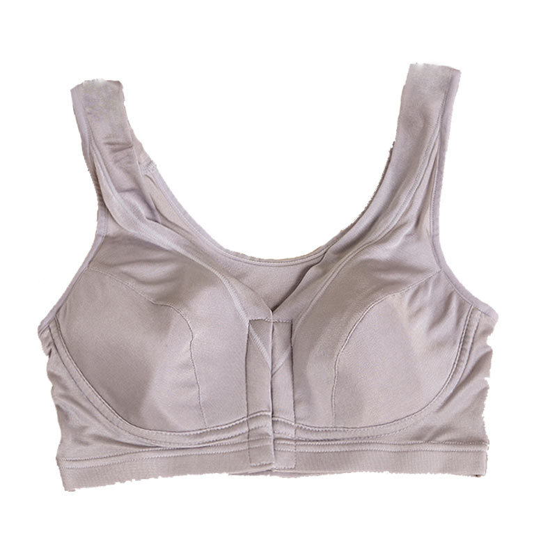 Θηλαστικό σουτιέν μετά τον τοκετό - Mulberry μετάξι, ultra-thin μορφοποιημένες κούπες, εμπρός κούμπωμα, χωρίς μεταλλικούς δαχτυλίδια