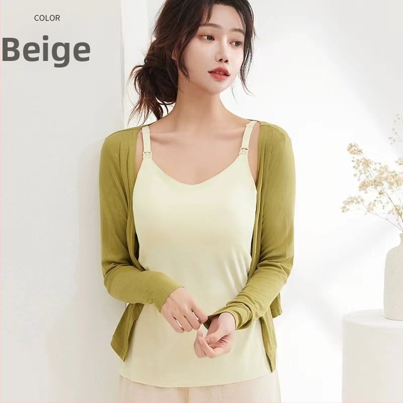 Anyatejes szoptatós tank felső, sling stílus, luxus. Fő anyag: nylon 70–80%. Ujjatlan, vékony szövet 101–120 g/m2. Megjelenés: tavasz 2024. Alkalmas tavasszal, nyáron és ősszel.