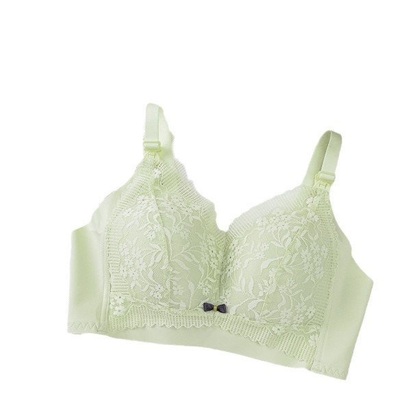 Bezšuvju krūts krūšturis ar plāniem kausiem, priekšējā aizdare, fiksētas siksnas, mežģīne, aizmugurējā trīs rindu aizdares