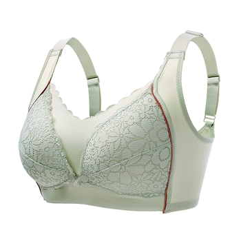 Mātes zīdaiņu krūšturis ar mežģīni, plāns kupols, neilona audums, oderes kokvilna 70–80%, bez tērauda gredzeniem