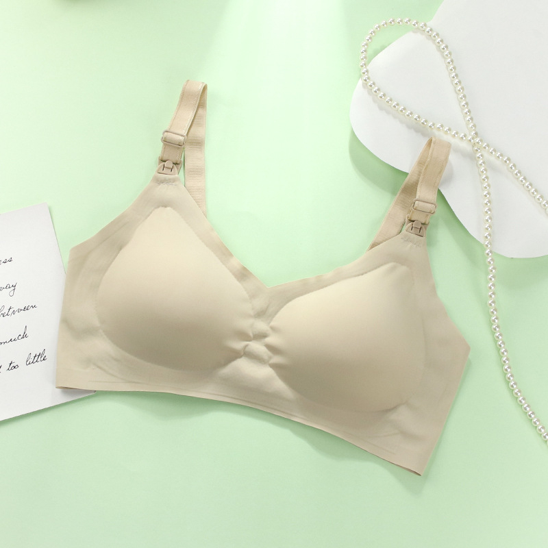 Zīdīšanas krūšturis māmiņām ar priekšējo aizdari, push-up efekts, anti-sagging, neilons, bez stieplēm