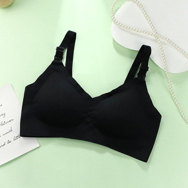 Zīdīšanas krūšturis māmiņām ar priekšējo aizdari, push-up efekts, anti-sagging, neilons, bez stieplēm