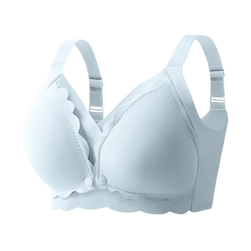 Zīdīšanas krūšturis grūtniecībai un pēc dzemdībām – plānas formētas krūšu kauss, Push-Up, pret nolaišanos, neilona audums