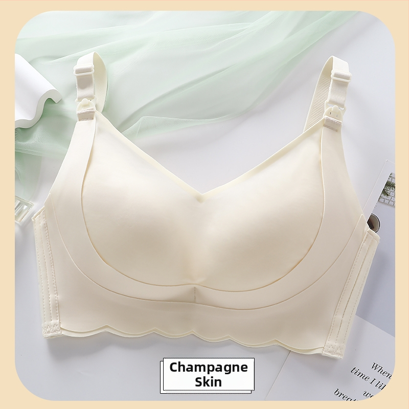 Zīdīšanas un grūtniecības krūšturis ar plāniem veidotiem kausiem, kokvilnas audums, viengabala dizains, fiksētas dubultās lencītes, aizmugurē četrrindu āķu aizdare